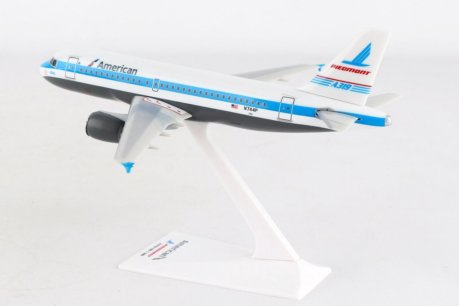 Flight Miniatures LP0029P A319 American & Piedmont A319 1-200 Heritage Livery Model Airplane