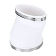 thumbnail image 1 of Adaptador de conducto Uxcell redondo a ovalado, conector de manguera de ventilación de secadora ovalada empotrada con abrazadera de acero inoxidable, blanco, 1 of 7