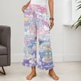 thumbnail image 2 of Hello Kitty Women Pajama Pants Comfy Pj Bottoms Soft Printed Lounge Pant with Pockets, 2 of 7