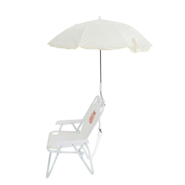 Chaise de Plage Pliable pour Enfants, Légère et Portable, Confortable et Robuste, Parasol anti-UV pour Activités de Plein Air