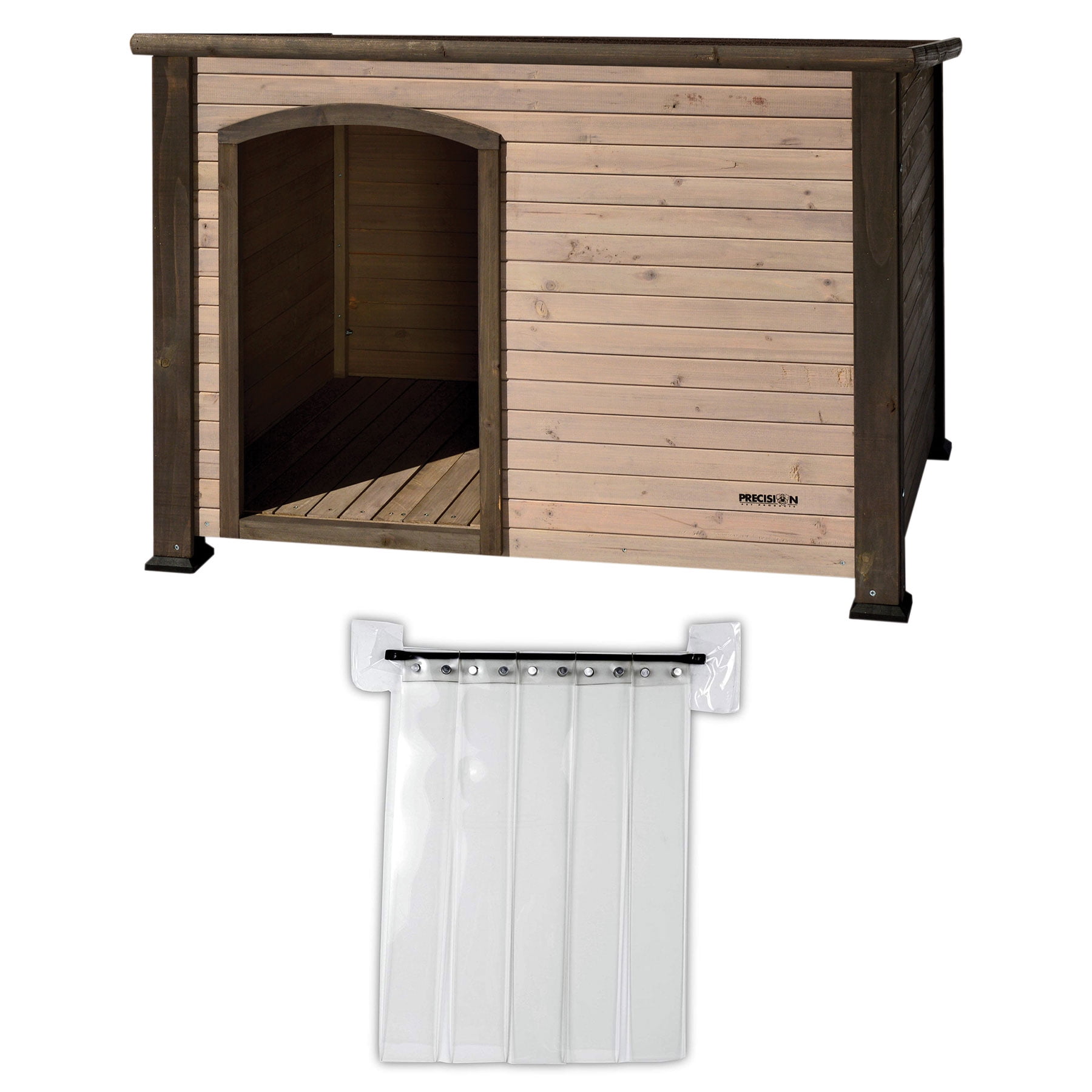 Petmate Precision Extreme Outback Large Wood Cabin Dog House Dog
