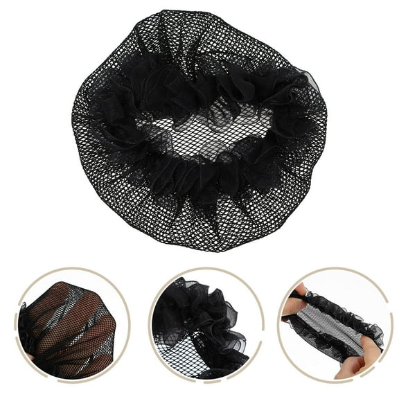 STRANDCHIC Premium Black Elastic Hairnet for Work and Office Use, Reusable, , Comfortable Fit