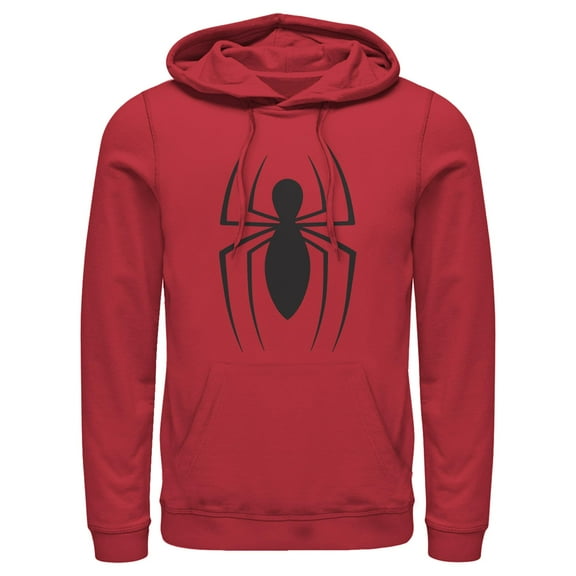 Men's Marvel Original Large Spider-Man Logo  Pull Over Hoodie