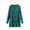 Green, variant on Women's Longline Crew Neck Geometric Knit Tunic Sweater - Cozy Relaxed Pullover Top for Fall Winter Office Work and Casual Weekend Outings