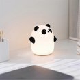 thumbnail image 5 of Panda Night Light, Cute Squishy Dimmable Touch Animal Lamp, 3 Level LED Food Grade Silicone Light for Bedroom Decor, 5 of 5