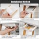 thumbnail image 4 of 2pcs Self Adhesive Desk Drawer, Under Desk Drawer Storage Box, Self Adhesive Under Desk Drawer, Invisible Under Desk Storage Box for Office School, 4 of 5
