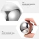 thumbnail image 5 of 2 pelotas de entrenamiento de acero inoxidable para ejercicios de salud y masaje de manos., 5 of 5