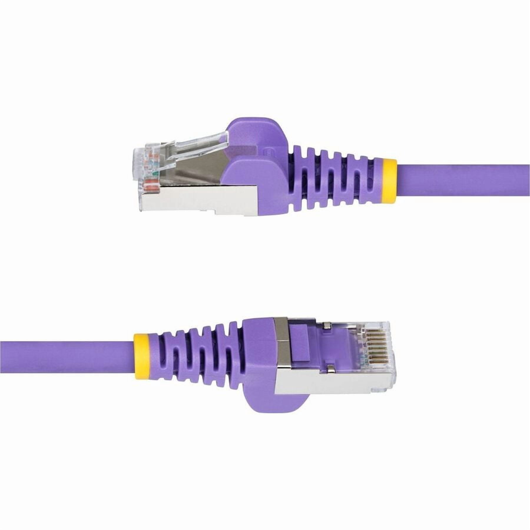 StarTech 6ft Purple CAT6a Ethernet Cable, Snagless RJ45, 10GbE, 100W PoE++, S/FTP, 500MHz, 27AWG Pure Bare Copper, LSZH