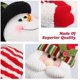 thumbnail image 3 of Juego de 2 alzapaños de cortina de Navidad, cortina de muñeco de nieve de Papá Noel Sailing Electrónica, 3 of 5