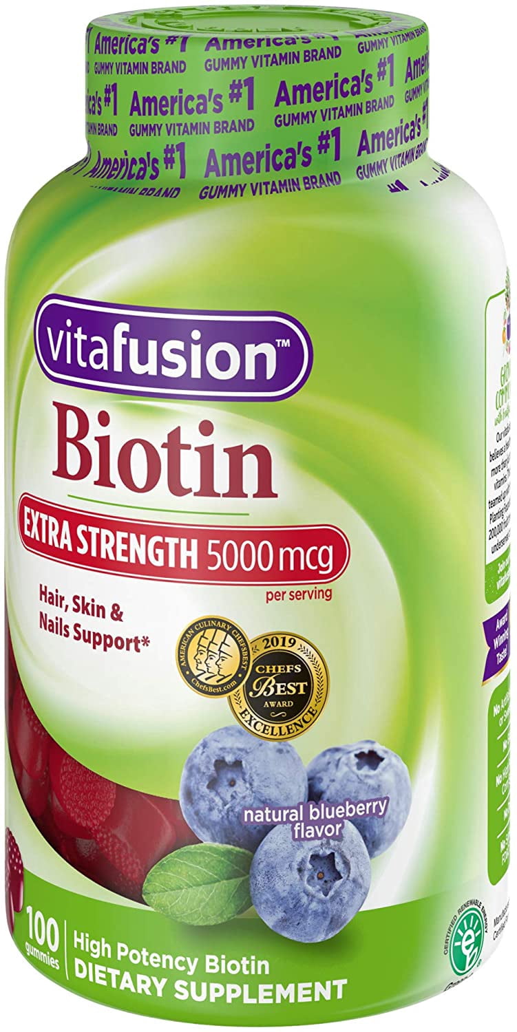 Vitafusion Biotin Gummies Multivitamins Hair Nail Skin