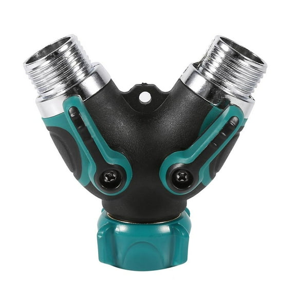 Yosoo NPT3/4  2 Way Heavy Duty Garden Hose Splitter Y Shape Valve Water Pipe Connector Adapter , Garden Hose Splitter,Garden Hose Connector