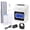 Time Systems + Card Rack, variant on Yescom Attendance Punch Time Clock Employee Payroll Recorder LCD Display with 100 Cards