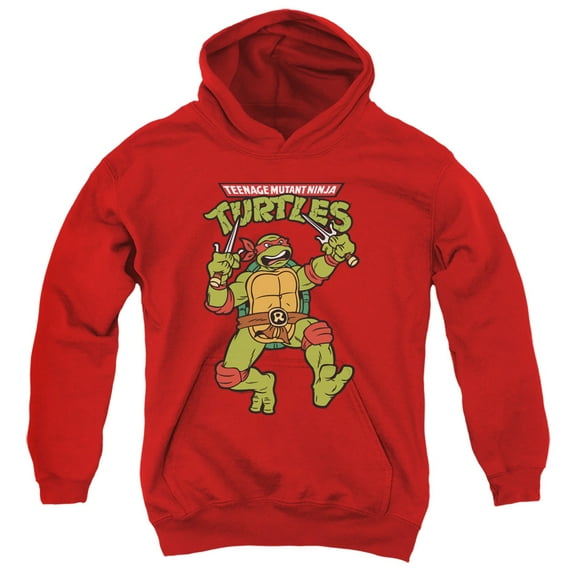 TMNT Teenage Mutant Ninja Turtles Retro Raph Unisex Youth Pull-Over Hoodie