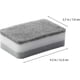 thumbnail image 1 of 10 Pack Washable Cleaning Sponges For Kitchen, Bathroom, Dishes, Pots, Pans - Gray, 1 of 2