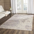 thumbnail image 1 of Safavieh Evoke Polyproplyene & Jute .5 EVK490A Cream, Purple 3' x 5' Rug, 1 of 4