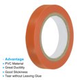 thumbnail image 3 of Unique Bargains 32.8Ft Tennis Racket Badminton Racquet Grip Finishing Tapes, Orange 6 Pack, 3 of 5