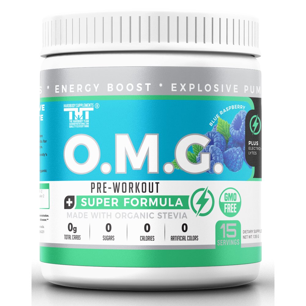 OMG Natural, Organic Pre Workout Mix Caffeine, Creatine