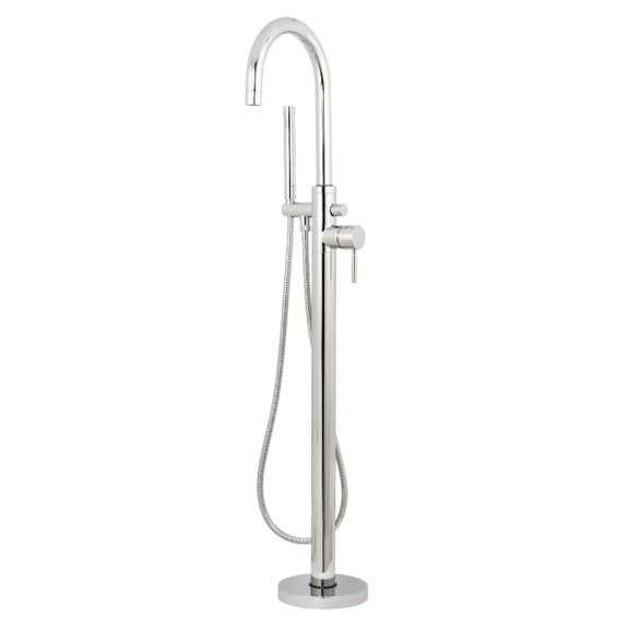 Kingston KS8151DL Concord Single-Handle 1-Hole Freestanding Tub Faucet with Hand Shower in Polished Chrome