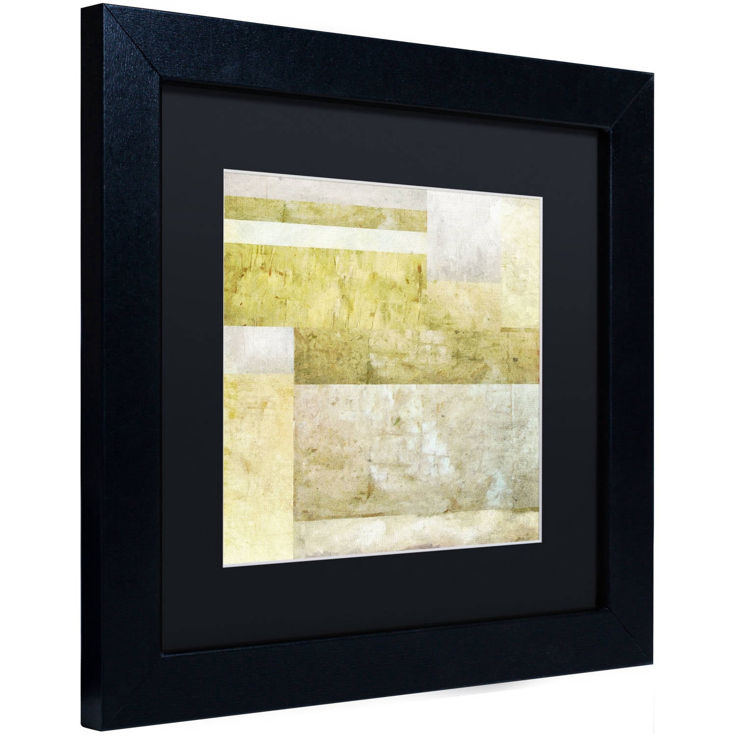 Trademark Fine Art "Neutral Study 2.0" Canvas Art by Michelle Calkins, Black Matte, Black Frame