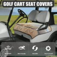 thumbnail image 3 of Renewold Golf Cart Seat Blanket with Pockets Soft Quick Dry Golf Cart Towel Seat Cover Keeps Seat Comfort Fits for 2 Person Club Cars and All Weather, Beach Starfish Gold, 3 of 7