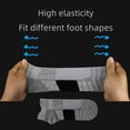 thumbnail image 4 of 3 Pairs Men's Cycling Sport Socks Basketball Running Compression Ankle Sock Black White Anti-slip Bike Bicycle Mtb Cycling Sock (3 Pairs Black,US 7-10 EUR37-44), 4 of 7