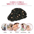 thumbnail image 6 of Kdxio Pine Cone Woodland Pattern Print Shower Cap for Women,Elastic and Reusable,Double Waterproof Layers Bathing Hat, 6 of 6