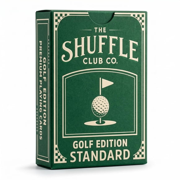 Baraja de cartas Shuffle Club Co Edición Golf Vintage