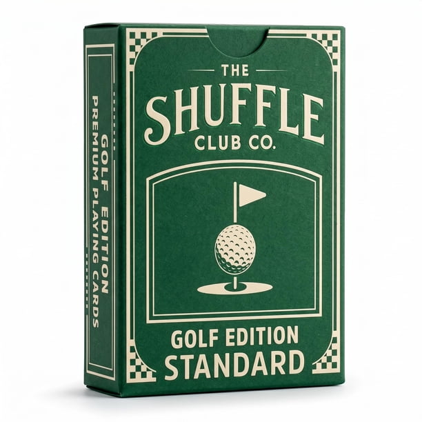 Baraja de cartas Shuffle Club Co Edición Golf Vintage