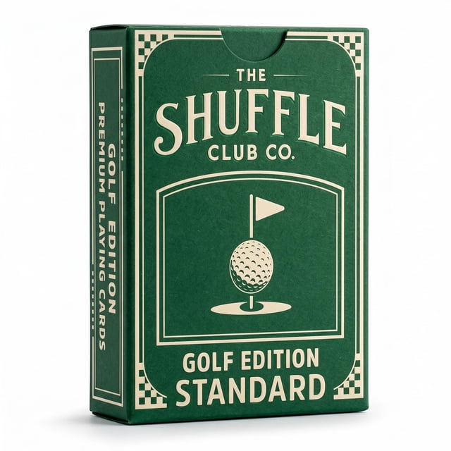 Baraja de cartas Shuffle Club Co Edición Golf Vintage