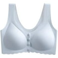 thumbnail image 4 of FhsagQ Soutien-Gorge pour Femmes Grande Taille avec Robe Soutien-Gorge Confortable Réglable Sans Armature Soutien-Gorge Sans Couture pour Femmes Ensemble Mignon Soutien-Gorge Justaucorps TP Gris TTTG, 4 of 5