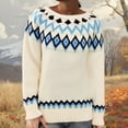 thumbnail image 4 of Chandails pour Femmes 2025 Automne Hiver Tricot Épais Col Roulé Décontracté Tendance, 4 of 5