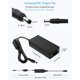 thumbnail image 3 of Fuente de alimentación: adaptador ALITOVE de 24 V, 4 A, 96 W, AC/DC para tira de LED, 3 of 7