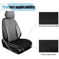 thumbnail image 4 of Fundas de asiento de coche, cojín para asiento de conductor con base de goma antideslizante, súper transpirable, universal, protector de asiento delantero para la mayoría de coches, camiones, SUV o fu, 4 of 6