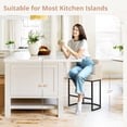 thumbnail image 7 of Dycanpo Counter Height Bar Stools with Back Sets of 3 Modern Counter Stools for Home Kitchen, Line, 7 of 7