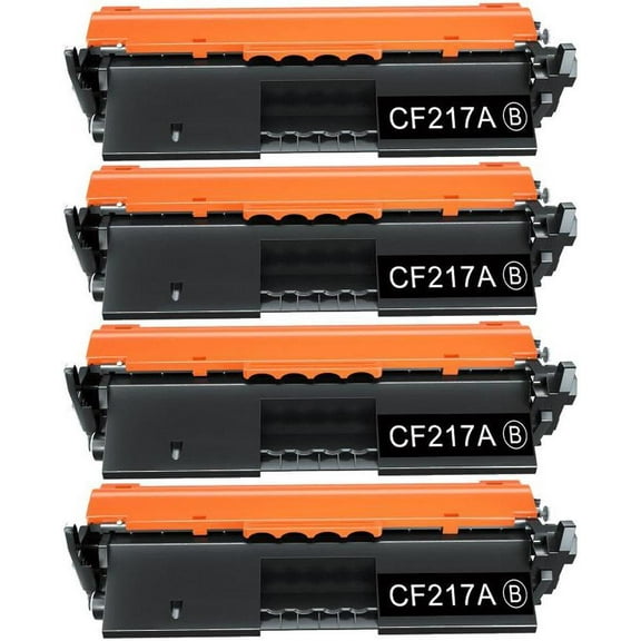4-Pack New Toner Cartridge For HP 17A CF217A Compatible with HP LaserJet Pro M102A M102W MFP M130A M130NW M130FN M130FW