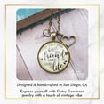 thumbnail image 4 of Luckiest Friend Necklace Gutsy Goodness Female Adult Bronze Metal Jewelry, 4 of 8