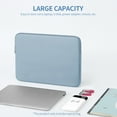thumbnail image 3 of BUBM 11/12 inch Compatible Laptop/Tablet Storage Bag Waterproof Scratch-proof Bag with Thickened Lining Smooth ZipperDark Green, 3 of 8