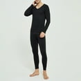 thumbnail image 6 of 2Pcs/Set Thermal Underwear for Men, Fleece Base Layer Top & Bottom Set, Insulated Long Johns for Cold Weather Hunting, 6 of 7