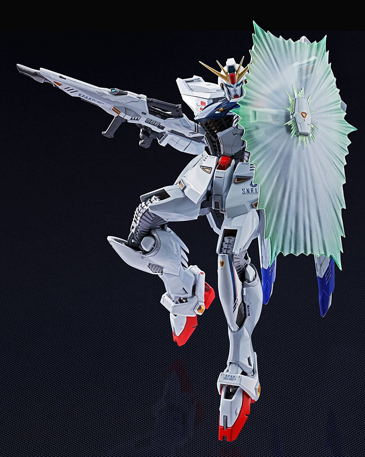 Bandai Tamashii Nations Metal Build Gundam F91 Mobile Suit Action Figure Walmart Com Walmart Com