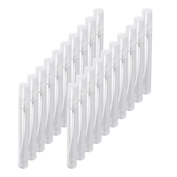 MLINS 36pcs 10ml Clear Glass Empty Perfume Spray Bottles Makeup Tools