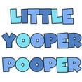 thumbnail image 2 of CafePress - Blue Little Yooper Pooper Infant Bodysuit - Baby Light Bodysuit, Size Newborn - 24 Months, 2 of 4