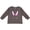 Charcoal Grey, variant on Inktastic Easter Bunny Girl Face Boys or Girls Long Sleeve Toddler T-Shirt