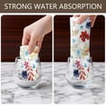 thumbnail image 6 of 6 Pcs Funny Kitchen Towels,Pioneer Flower Floral Print Pattern Microfiber Dish Towels,Kitchen Tea Towels,Kitchen Towel Set (18" X 26"), 6 of 7