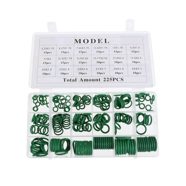 MasteelfCA 225 Pcs Gasket Assortment Kit Set Sealing Ring Kit for Faucet Automotive Parts