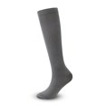 thumbnail image 1 of Unisex Plain High Elastic Compression Socks Knee-high Closed Toe Mesh Breathable Non-slip Stockings, 1 of 2