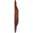 thumbnail image 4 of Ekena Millwork 17 5/8"OD X 3 5/8"ID X 1 7/8"P Orleans Ceiling Medallion (Fits Canopies up to 4 5/8"), Hand-Painted Firebrick, 4 of 7