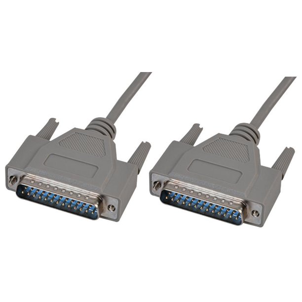 PRO SIGNAL 25 Pin DSub Male to Male Data Parallel Transfer Lead 3m