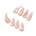thumbnail image 2 of Fiocias 8 Pieces Guzheng Finger Picks for Adult Curved Double Sided Nail Covers Finger Nail Protectors Sturdy Compact Material Comfortable Design Suitable for Learning Performance String style D, 2 of 8