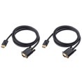 thumbnail image 1 of 2X DisplayPort to VGA Cable (DP to VGA Cable) 6 Feet, 1 of 5