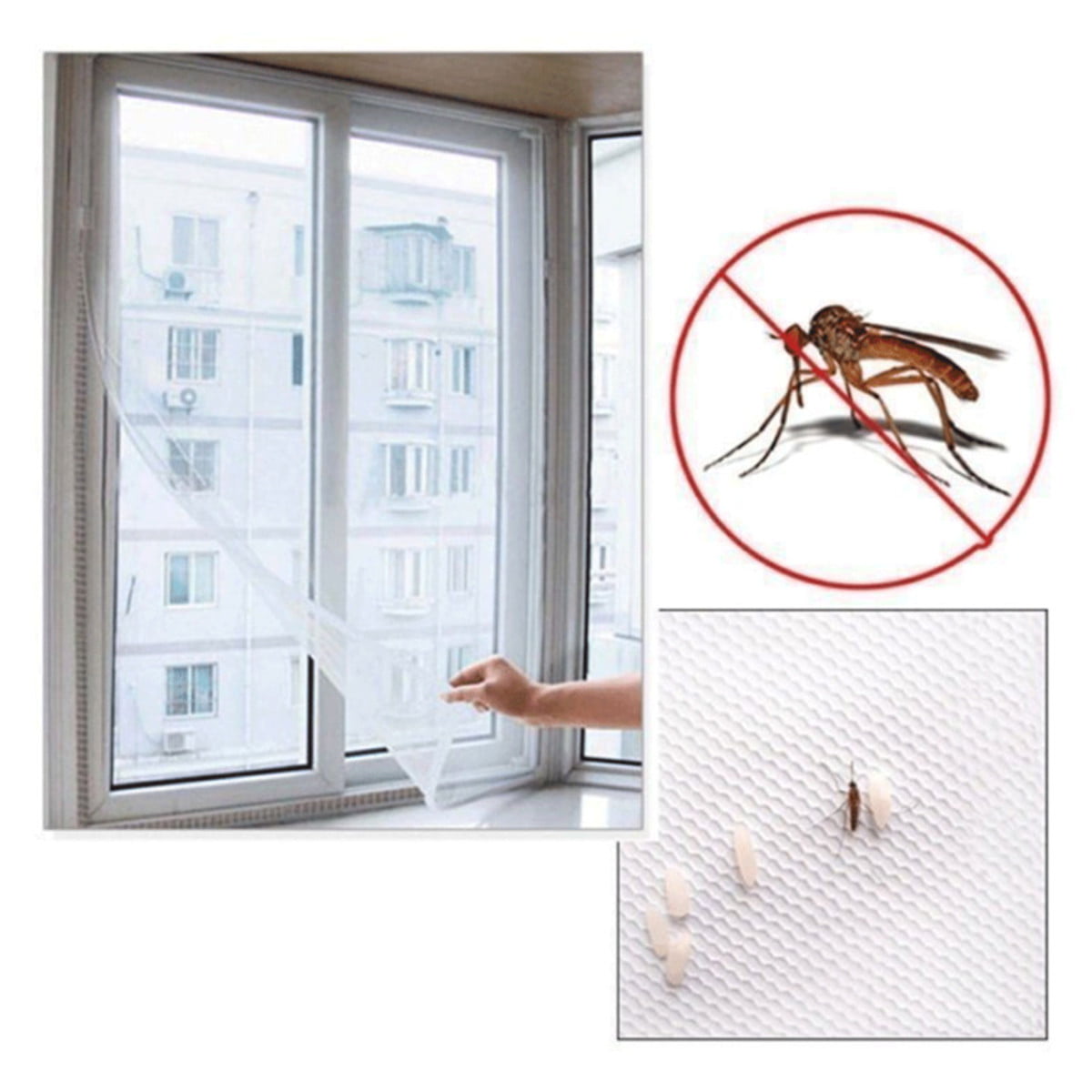 Anti-Insect Fly Bug Mosquito Door Window Curtain Net Mesh Screen Protector 